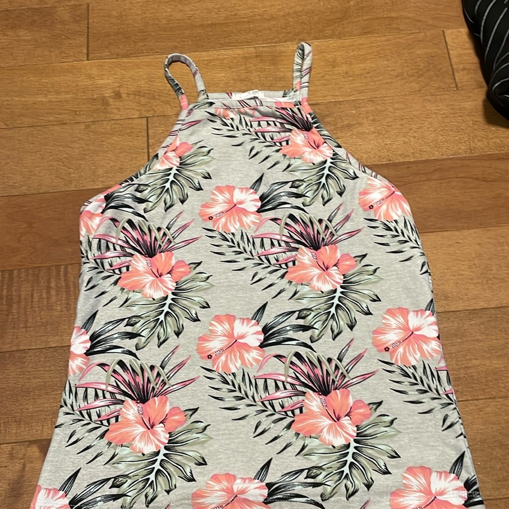 camisole with flowers